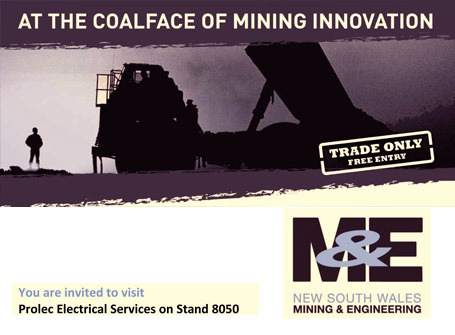 Visit us at Stand 8050 at the NSW Mining & Engineering Expo