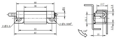 Stainless Steel Concealed Hinge - Image 2