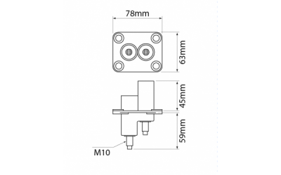 CAT Type Jump Start Connector – Receptacle - Image 2