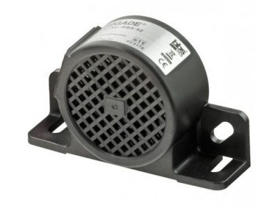 BBS TEK White Sound Reverse Alarm Medium Duty, 12-24V, 77 -97 db