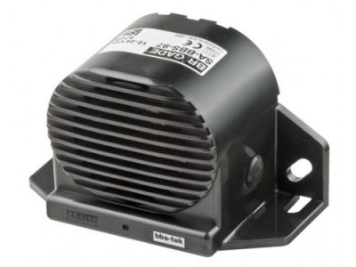 BBS TEK White Sound Reverse Alarm Medium Duty, 12-24V, 77-97dB (Self Adjusting)