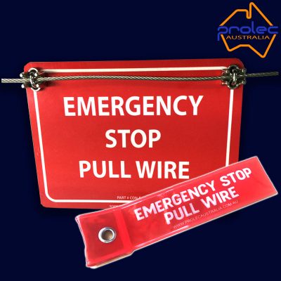 Conveyor Emergency Stop Label