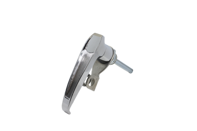 L Handle PadLockable w/Spindle - Chrome