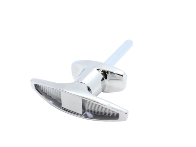 T-Handle Key/Non Locking Rear Fixing - Chrome