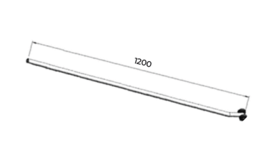 Locking Rod W/ Rollers - Image 2