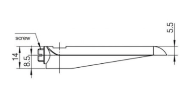Single Point Tongue Cam - Zinc - Image 3