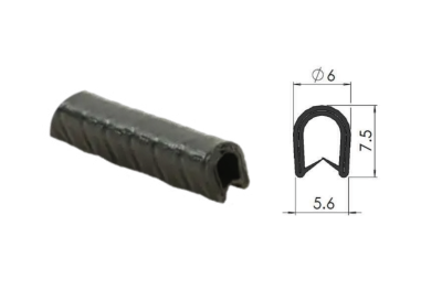Pinchweld Door Gasket - Rubber Edge - Image 3