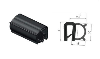 Pinchweld Door Gasket - Rubber Side - Image 3