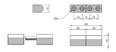 Bolt on Pintle Hinge - 50mm - Image 2
